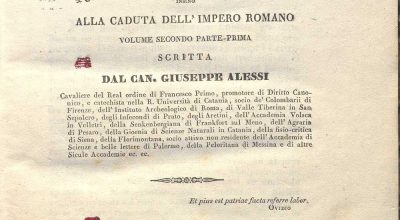 STORIA CRITICA DI SICILIA VOLUME SECONDO PARTE PRIMA